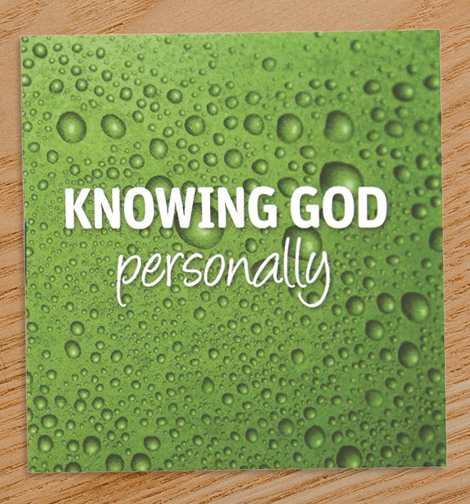 Knowing God Personally Booklet